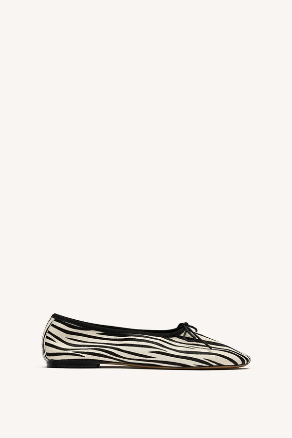 Java Ballet Flat: Zebra
