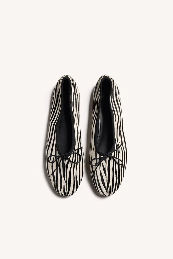 Java Ballet Flat: Zebra
