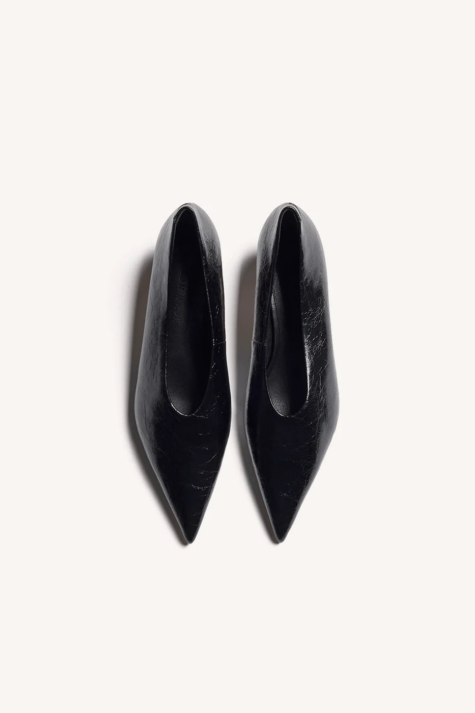 Lani Pump: Black Crinkle