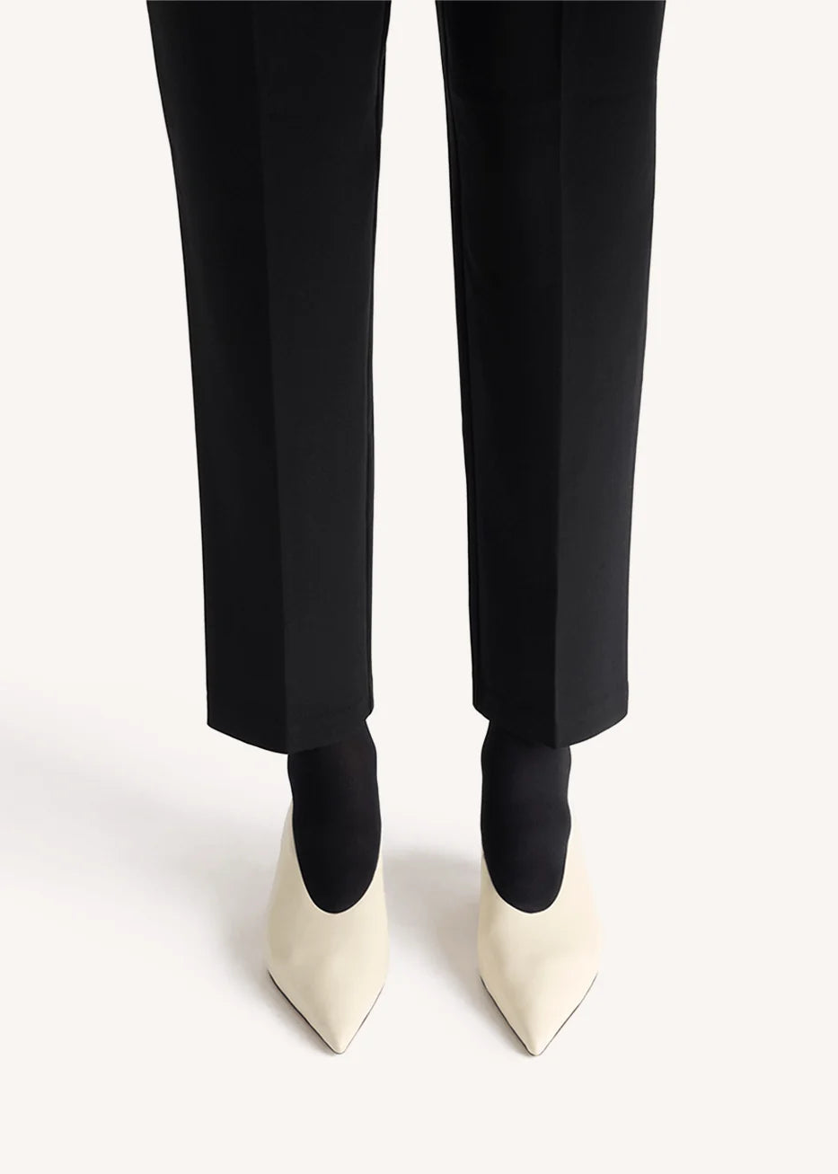 Lani Pump: Ecru Crinkle