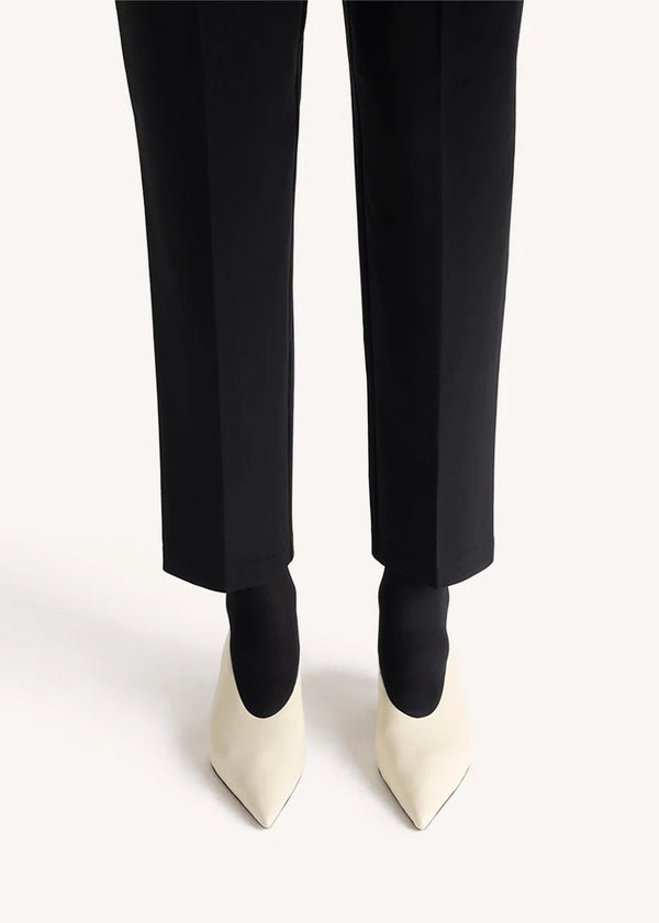 Lani Pump: Ecru Crinkle