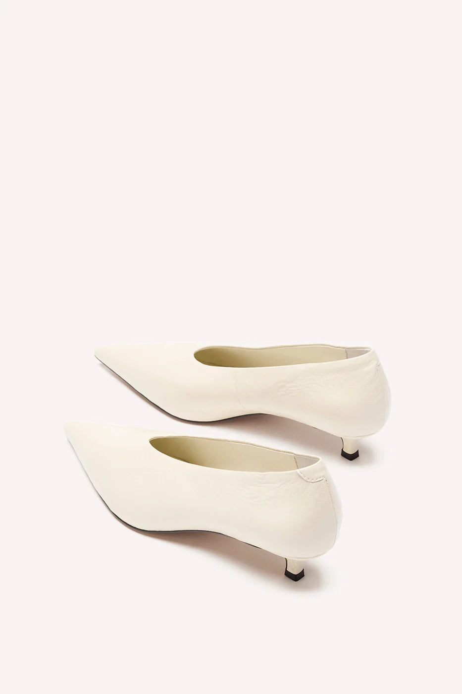 Lani Pump: Ecru Crinkle