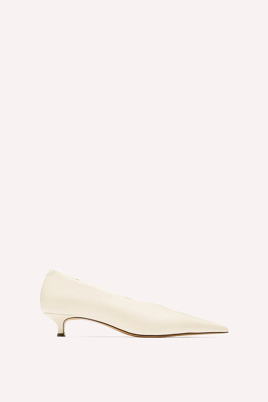 Lani Pump: Ecru Crinkle