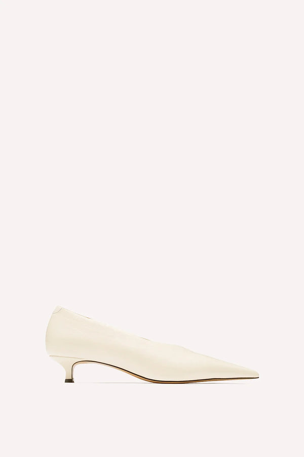Lani Pump: Ecru Crinkle