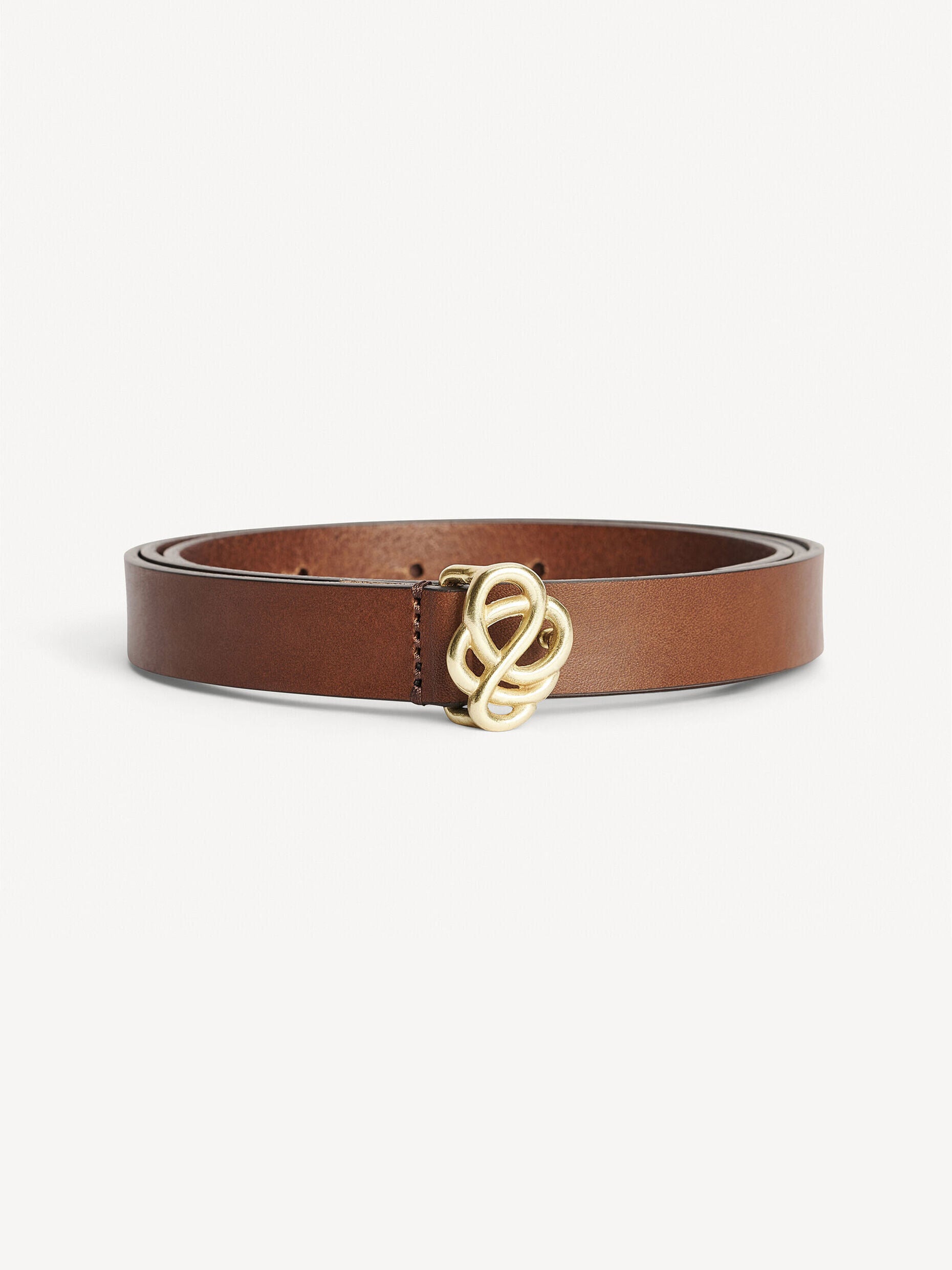 Ouma leather belt: Dark Brown