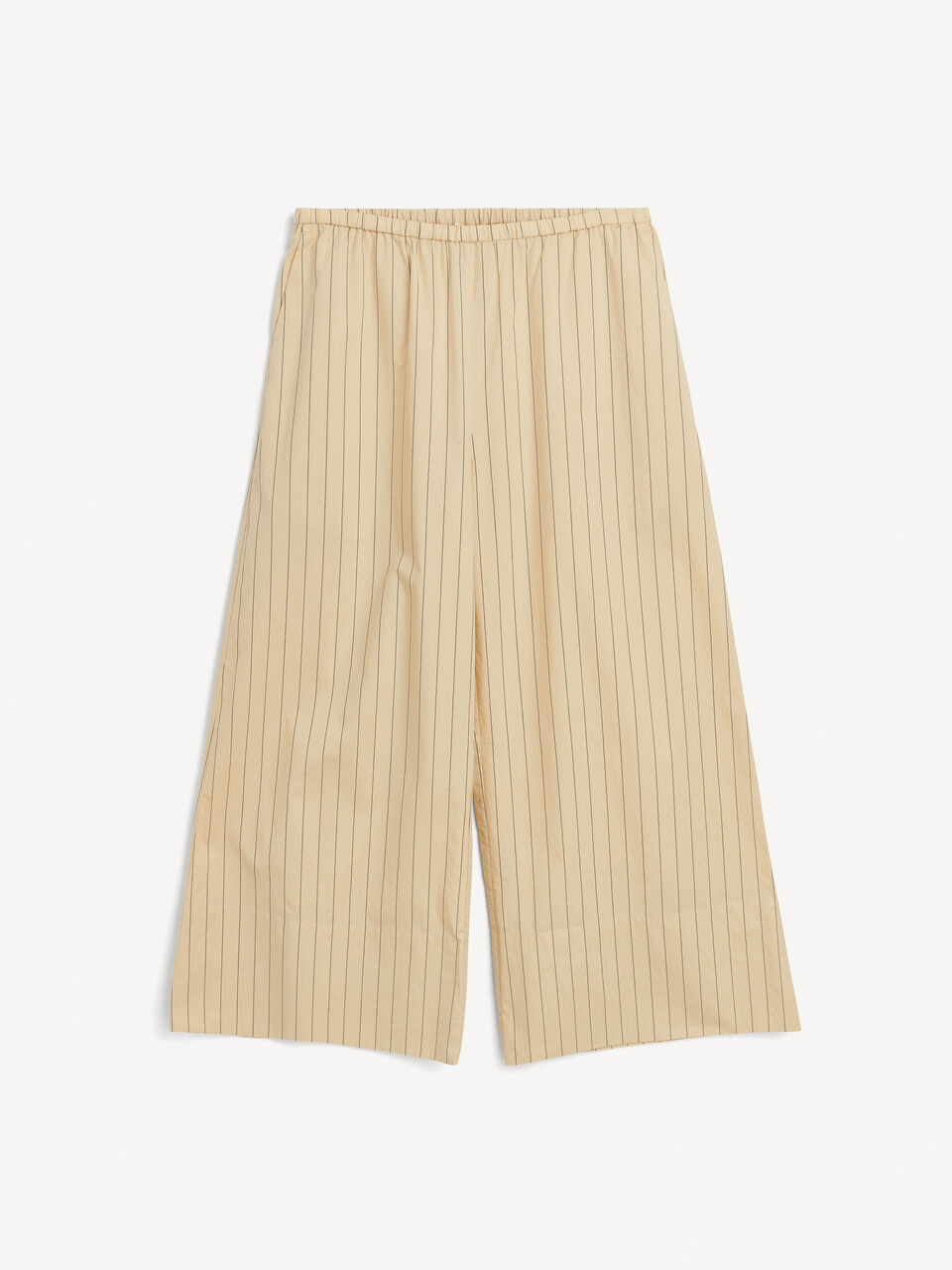 Luisa high-waisted trousers: Pinstripe