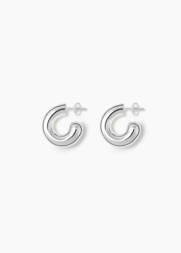 THE ROSE EARRINGS: SILVER