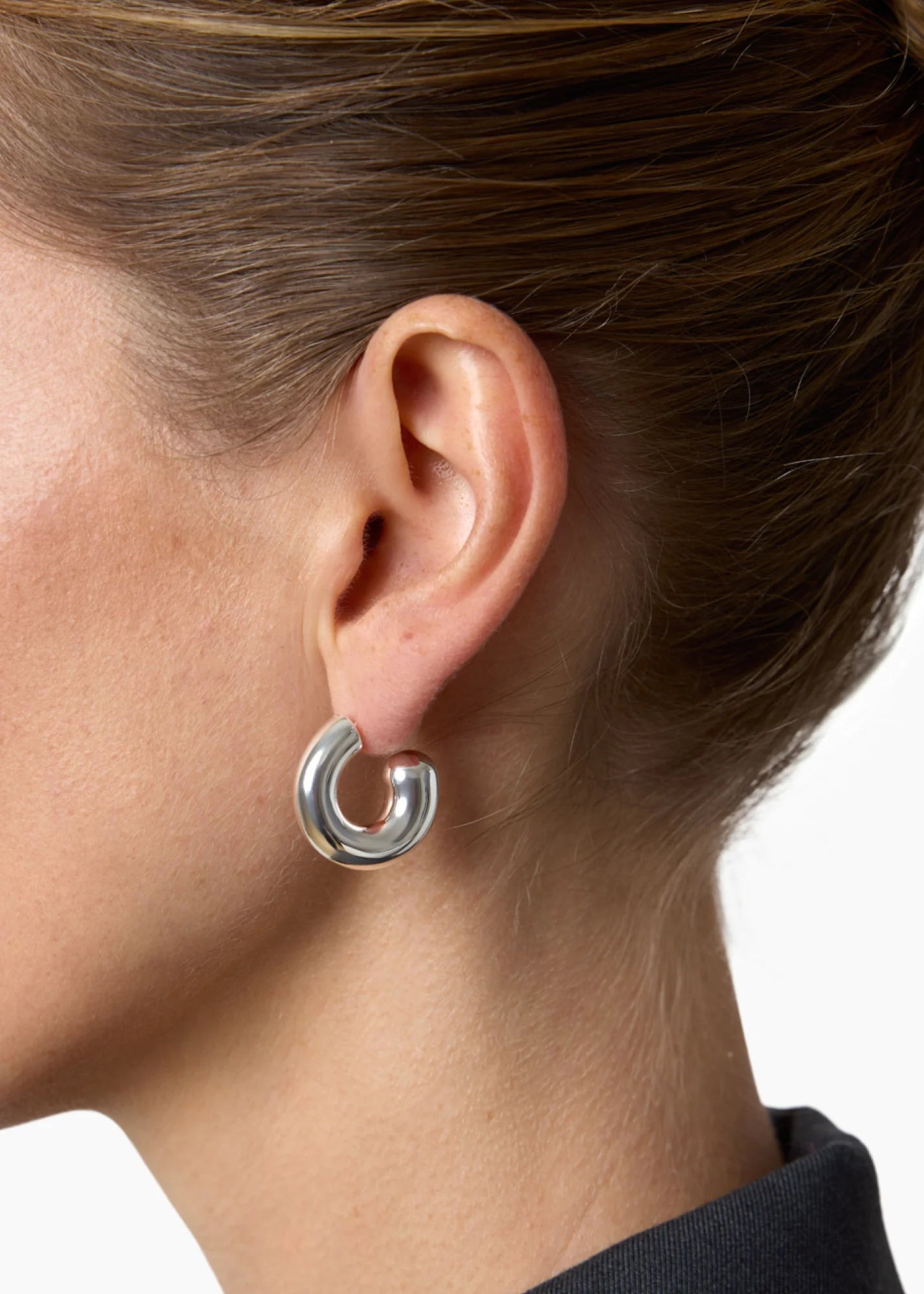 THE ROSE EARRINGS: SILVER