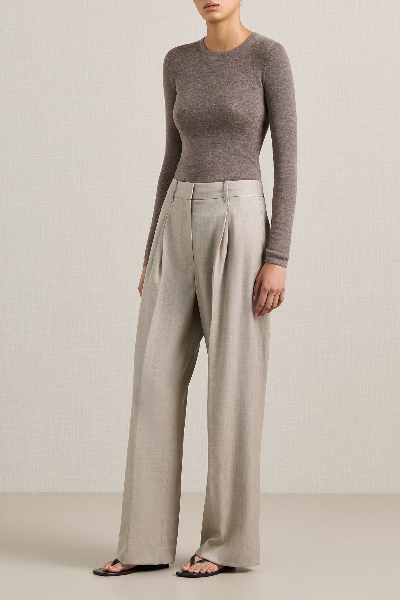 GODDARD TROUSER: ALMOND