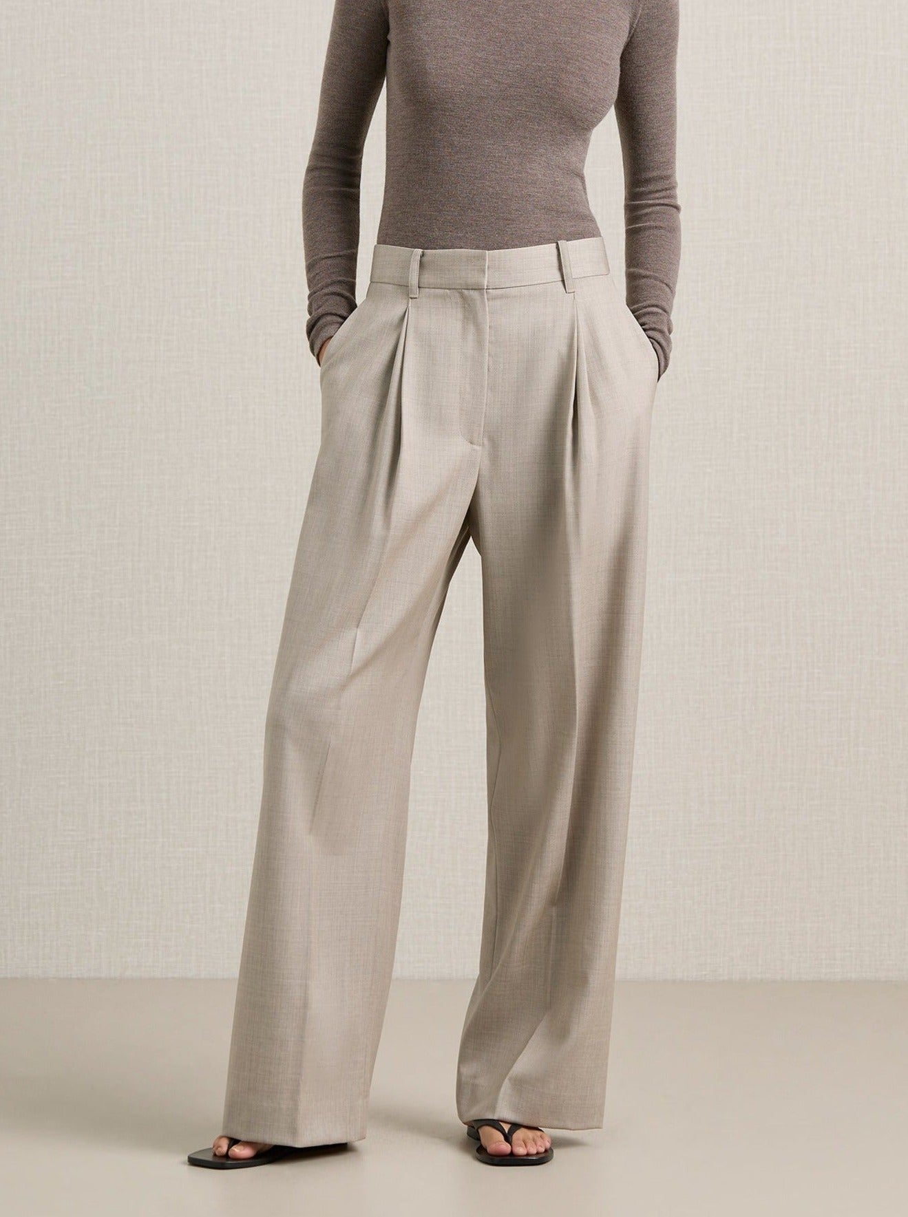 GODDARD TROUSER: ALMOND