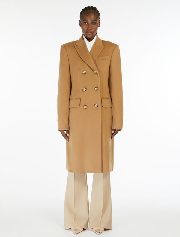 Morgana Wool Coat: Camel