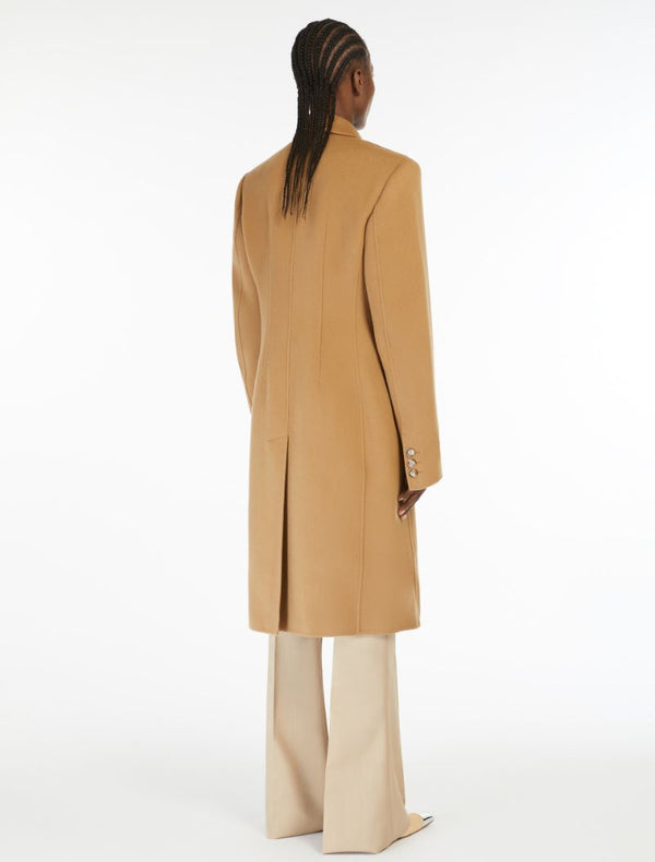 Morgana Wool Coat: Camel