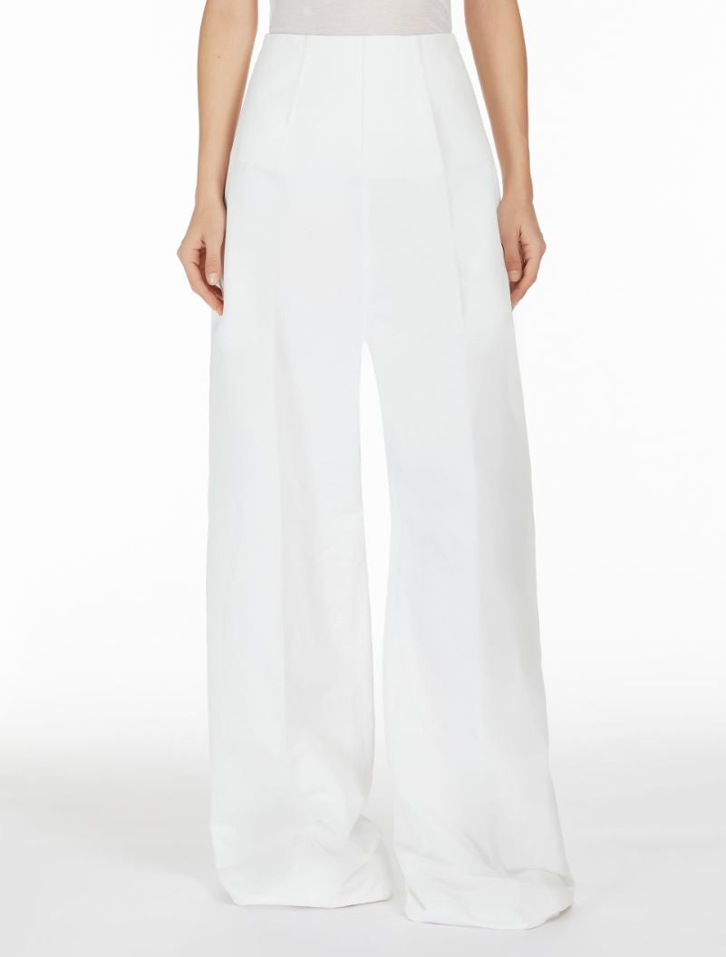 Wide Leg Trouser: White