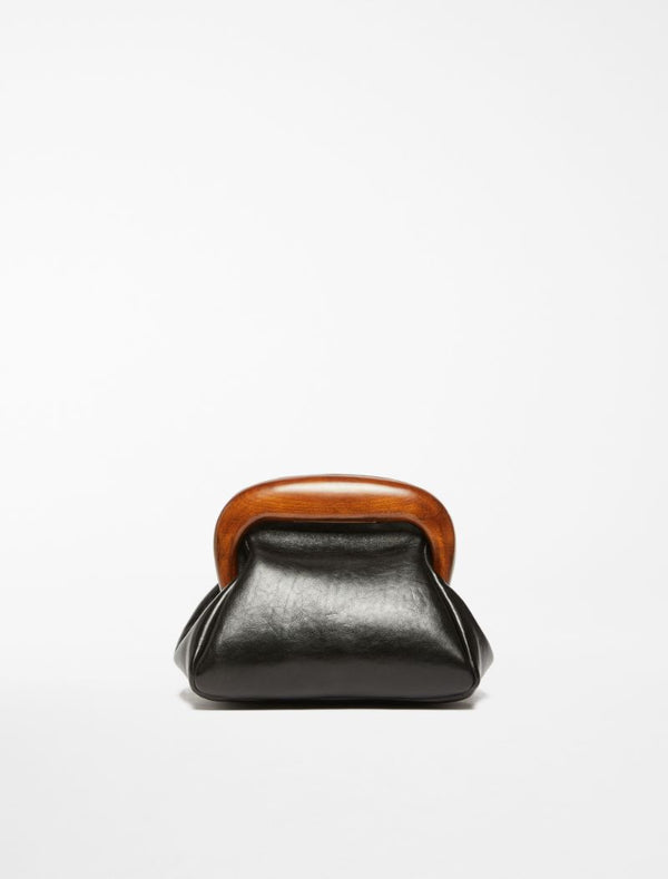 Leather Bouba bag: Black