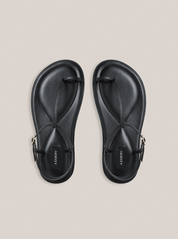 SUVI SANDAL: BLACK