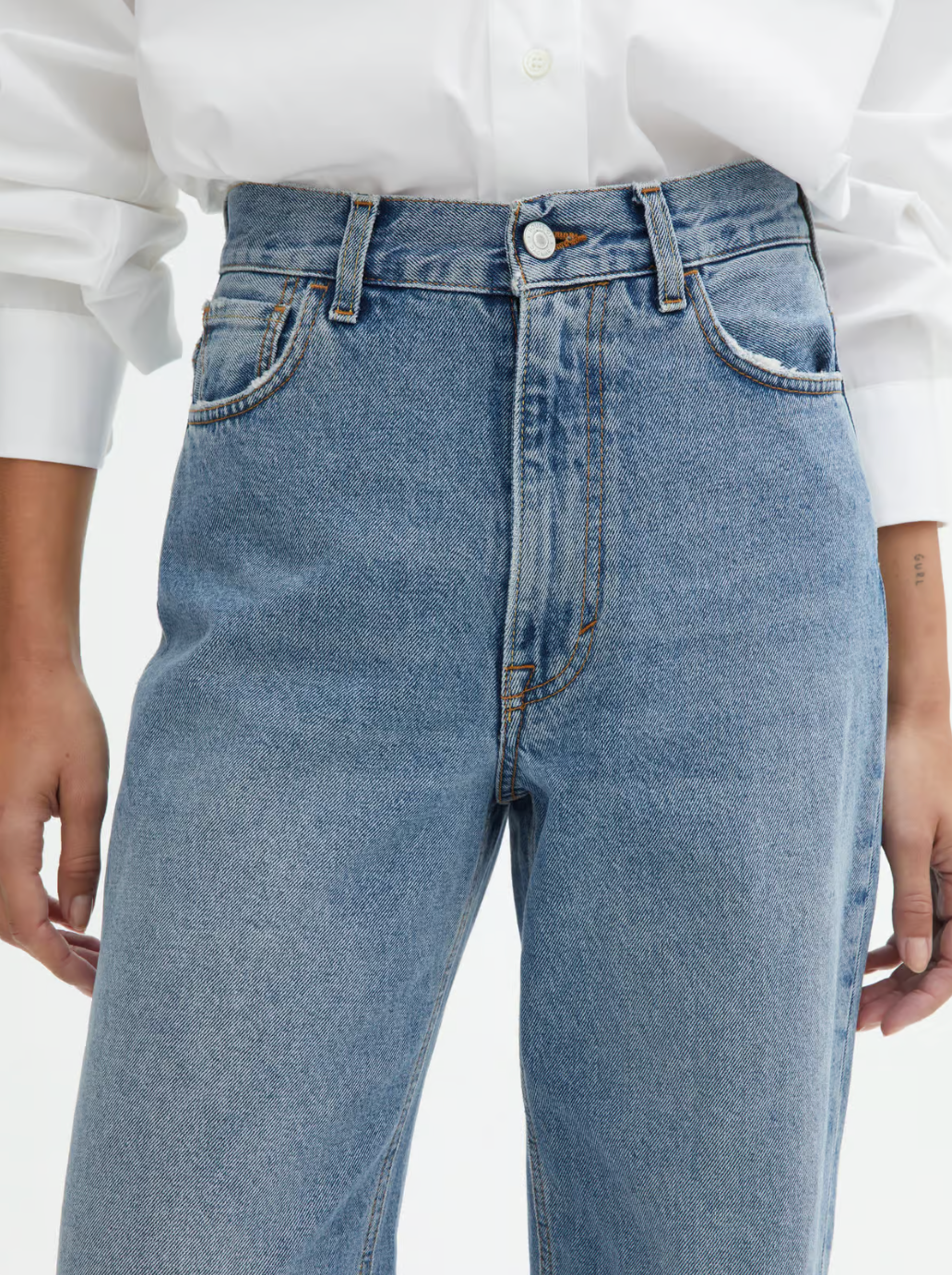 Wide Leg Denim: Light Blue