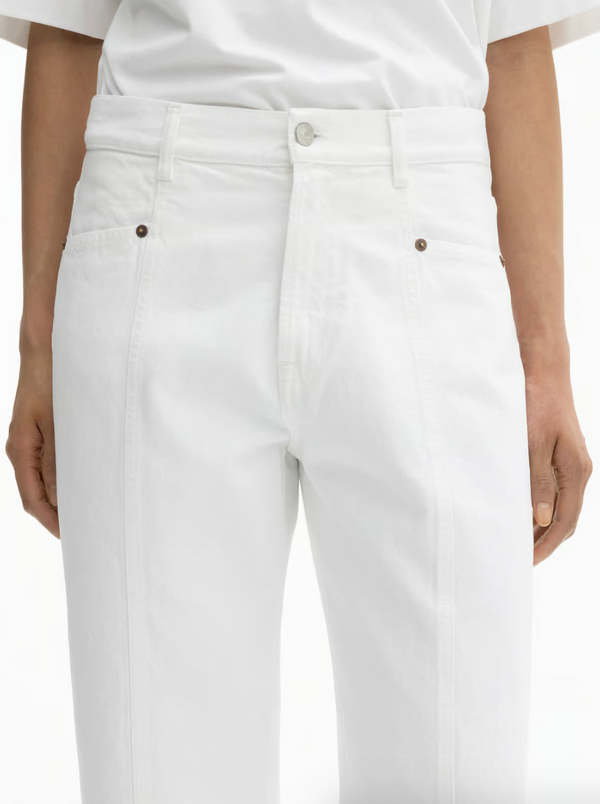 LOOSE FIT DENIM: WHITE