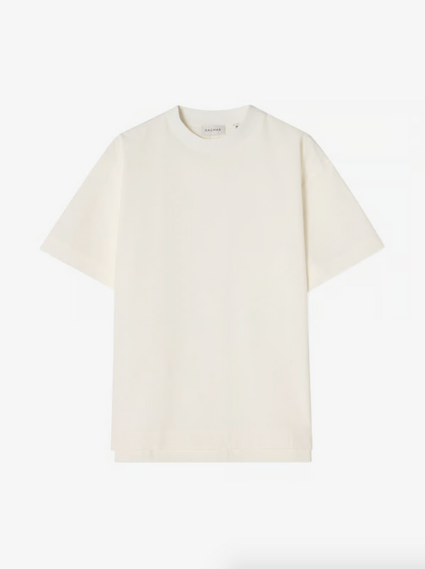 OVERSIZED WOVEN TOP: WHITE