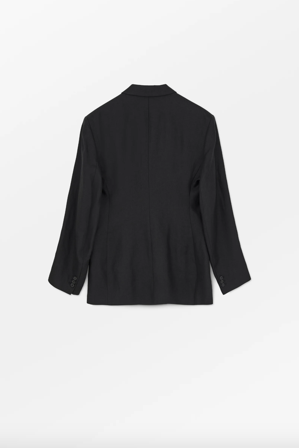 JOLIE BLAZER: BLACK LINEN