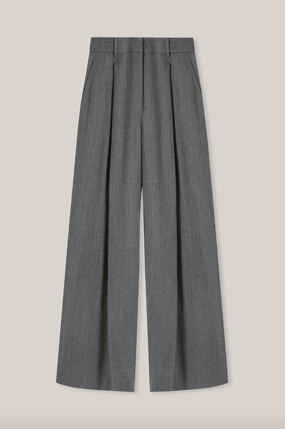 GODDARD TROUSER: CHARCOAL MELANGE