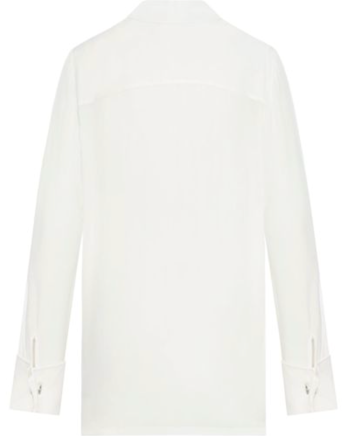 Elleni Sheer Blouse: White