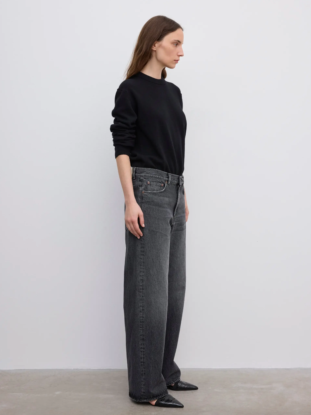 BAGGY FIT DENIM: VINTAGE BLACK