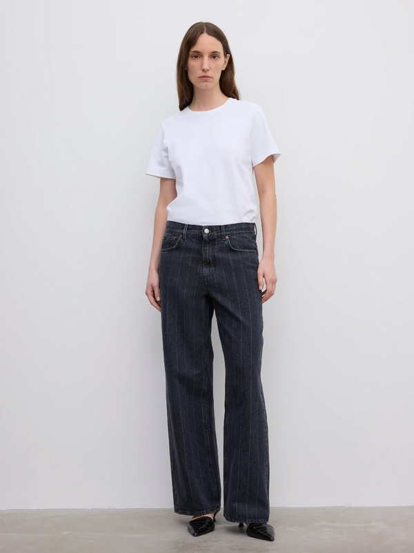 Baggy Fit Denim: Pinstripe