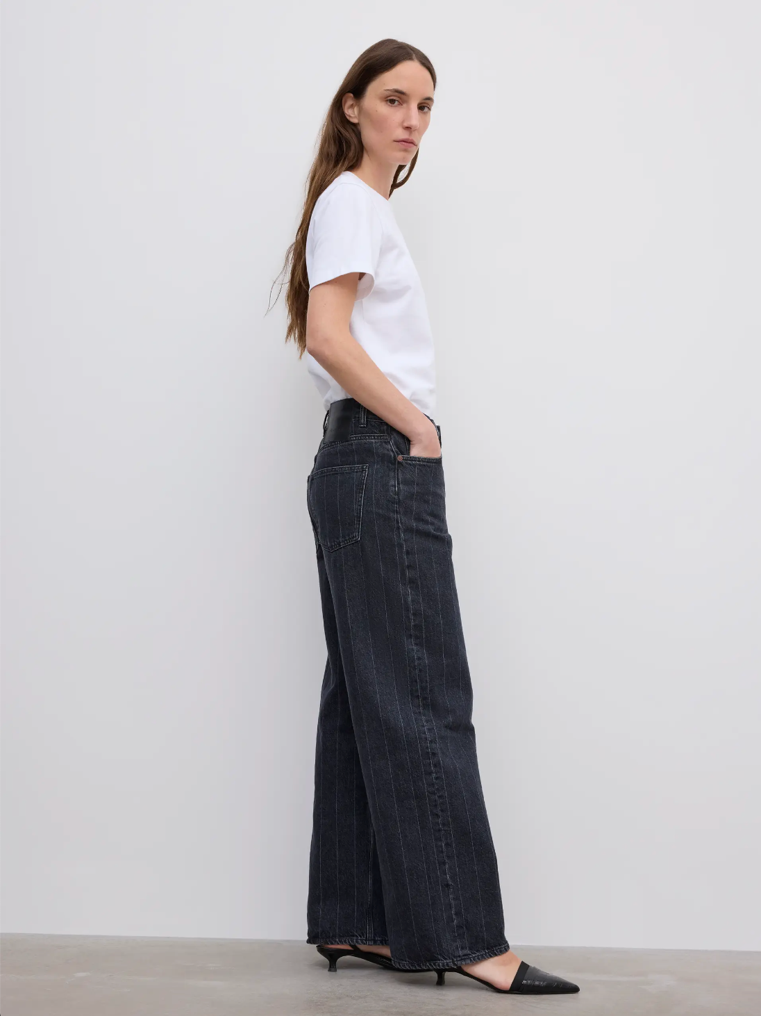 Baggy Fit Denim: Pinstripe