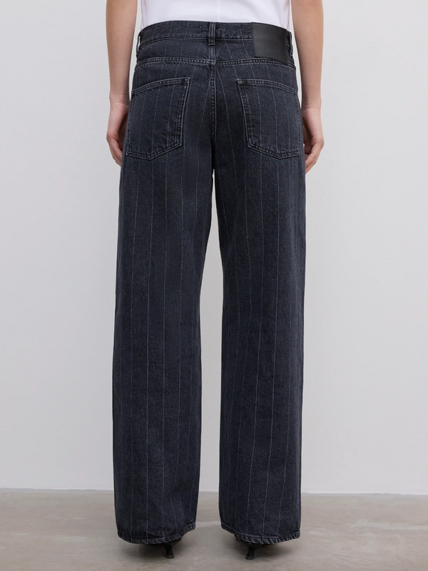 Baggy Fit Denim: Pinstripe