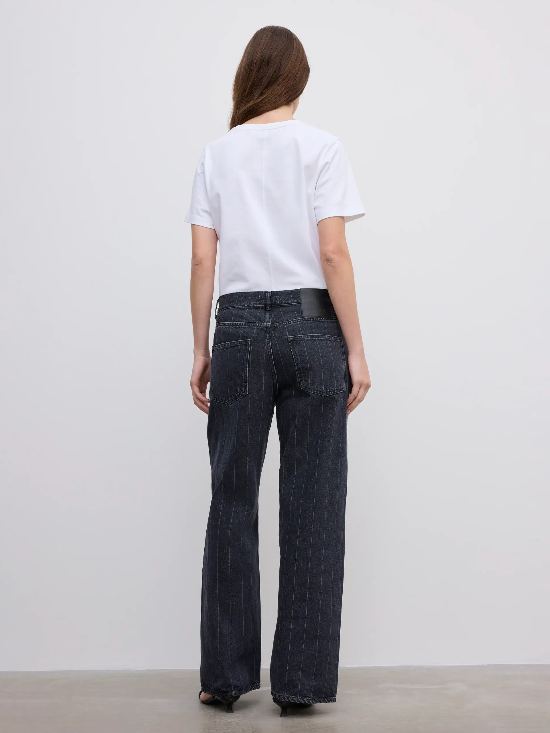 Baggy Fit Denim: Pinstripe