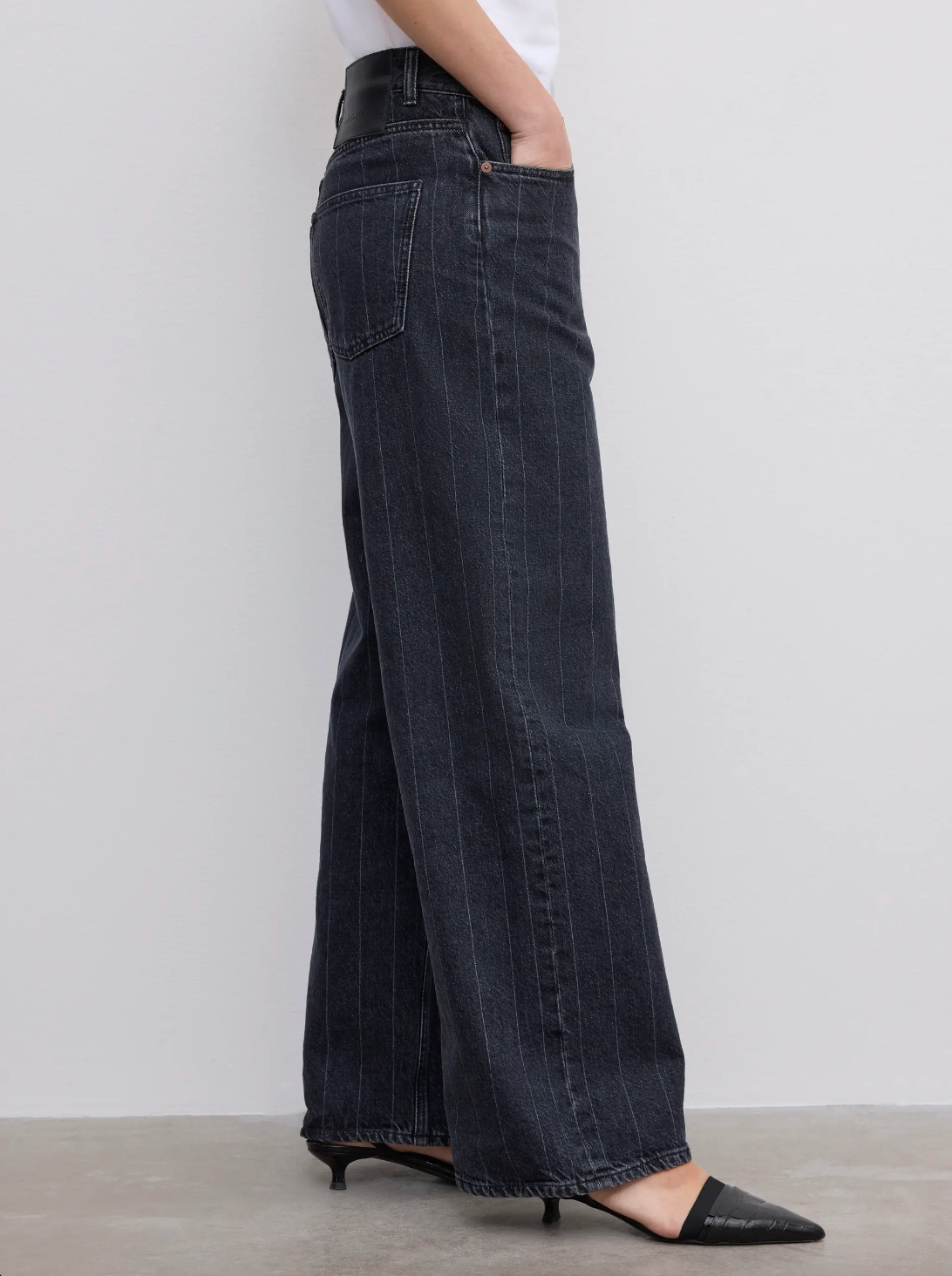 Baggy Fit Denim: Pinstripe