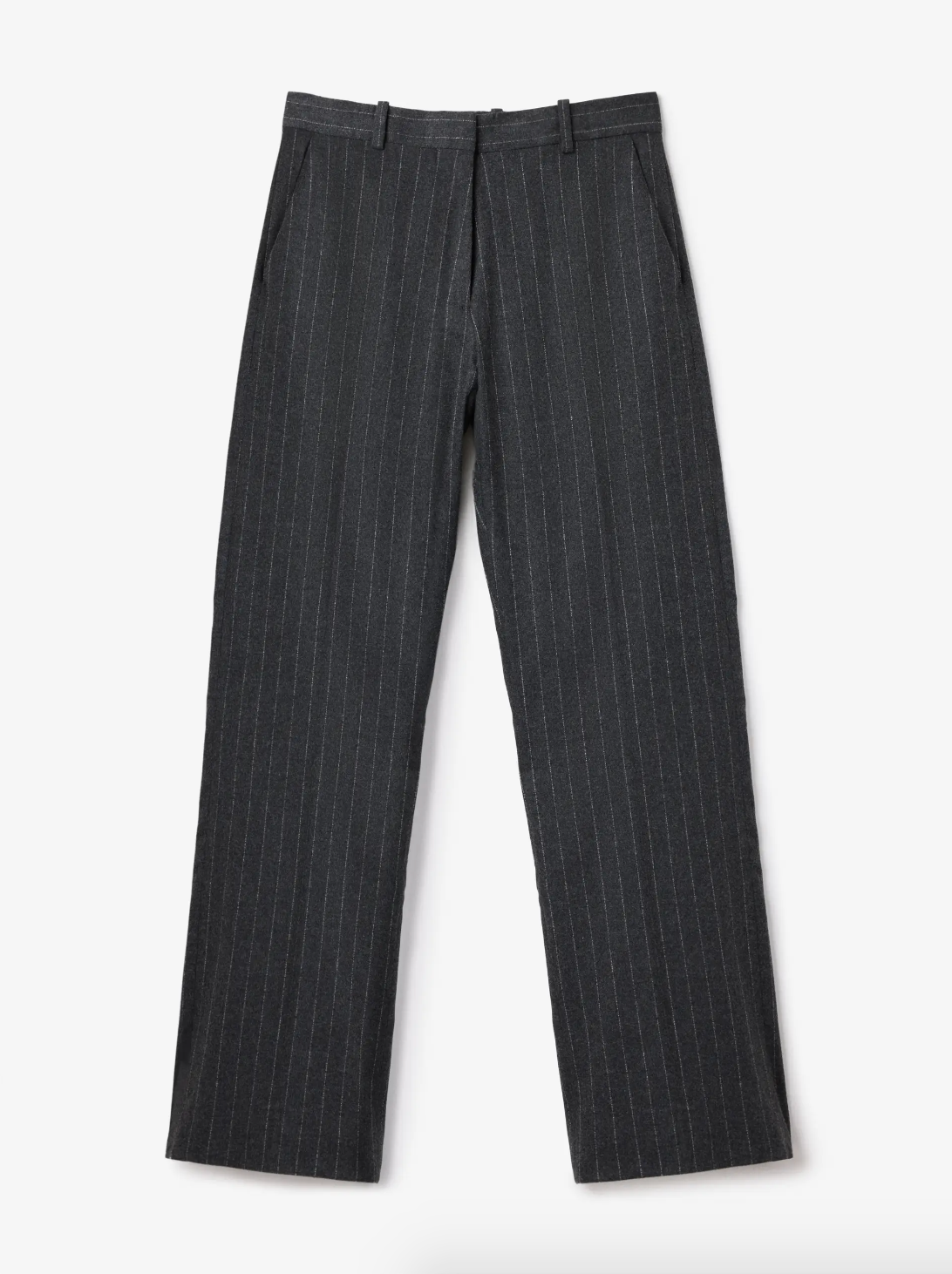 Classic Suit Trouser: Grey Pinstripe