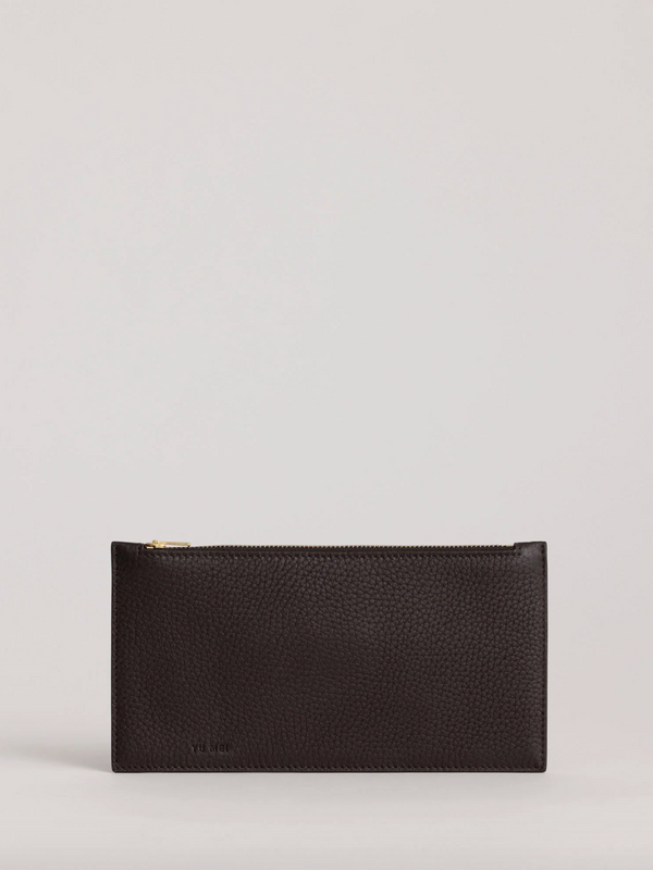 Hannah Envelope: Molasses Deer Nappa and Lambskin