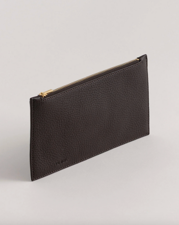 Hannah Envelope: Molasses Deer Nappa and Lambskin