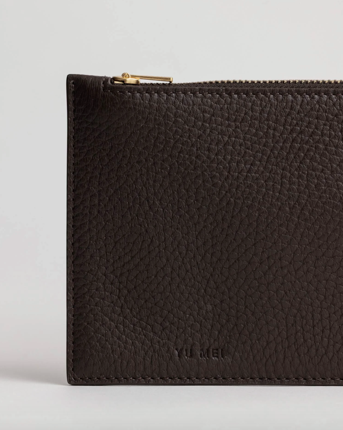 Hannah Envelope: Molasses Deer Nappa and Lambskin