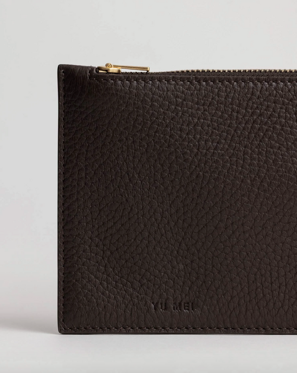 Hannah Envelope: Molasses Deer Nappa and Lambskin