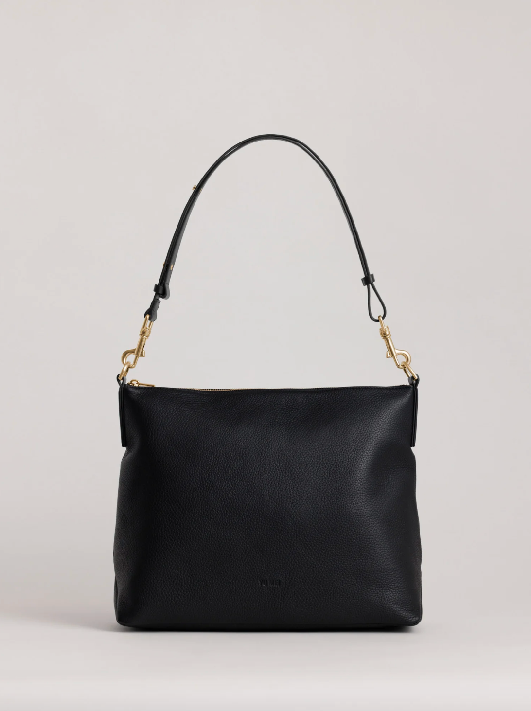Braidy Bag: Black Deer Nappa