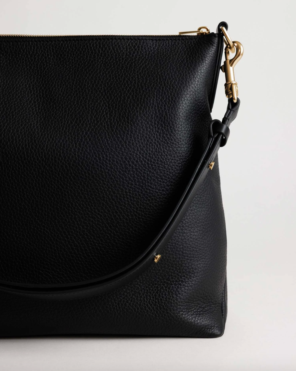 Braidy Bag: Black Deer Nappa