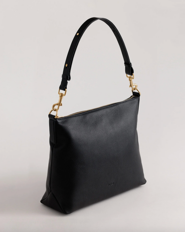 Braidy Bag: Black Deer Nappa