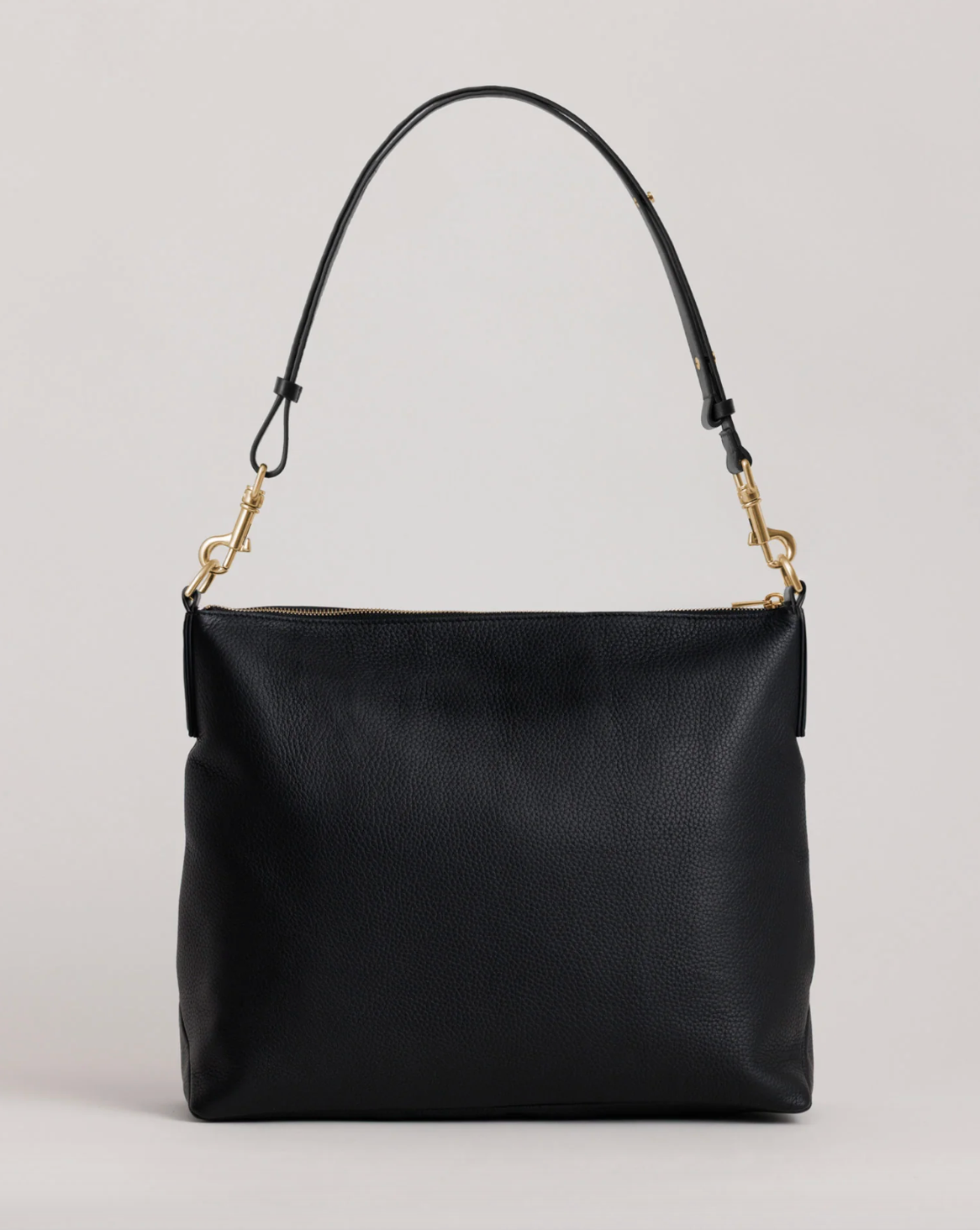 Braidy Bag: Black Deer Nappa
