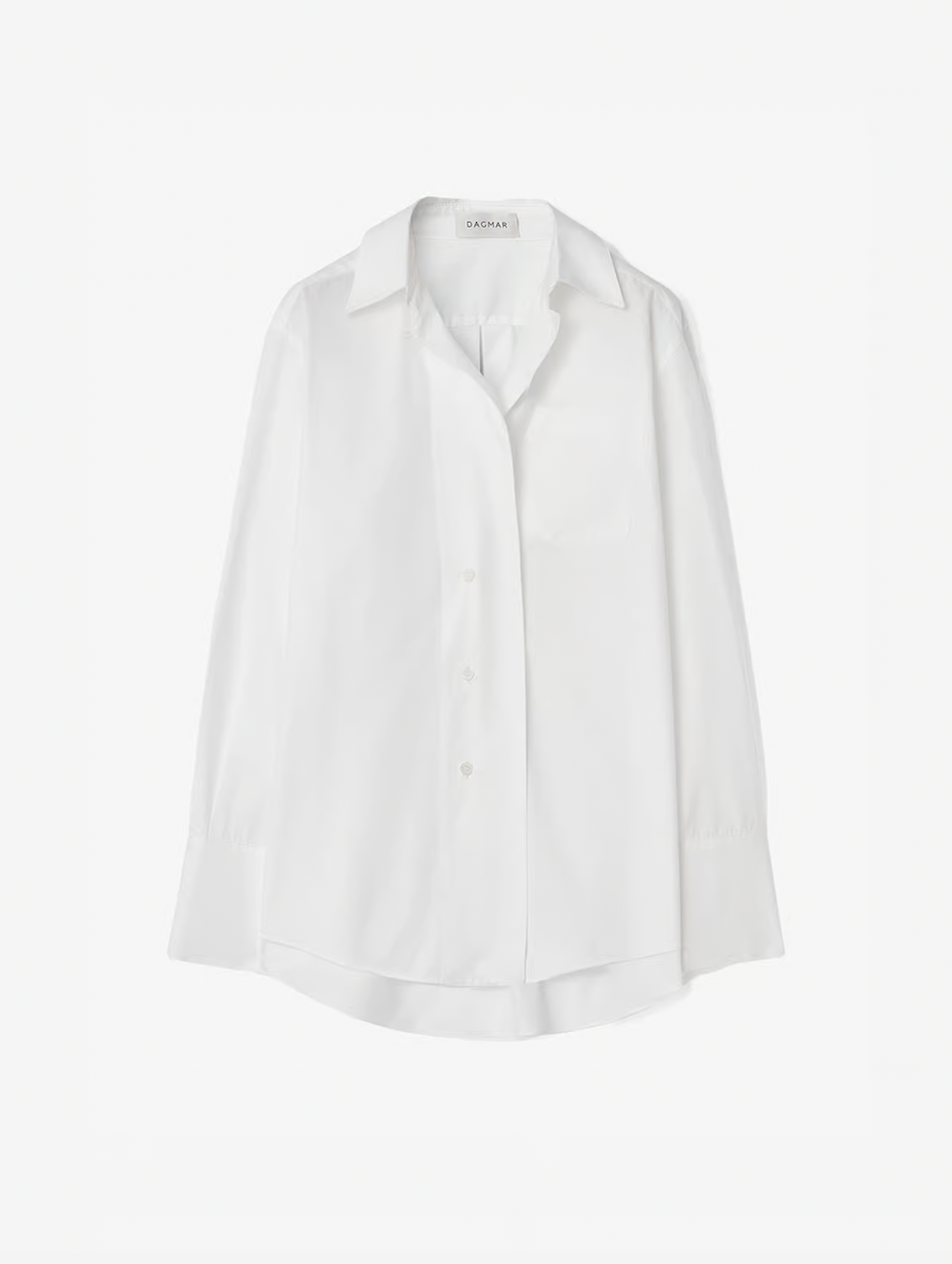 ASYMMETRIC SHIRT : WHITE