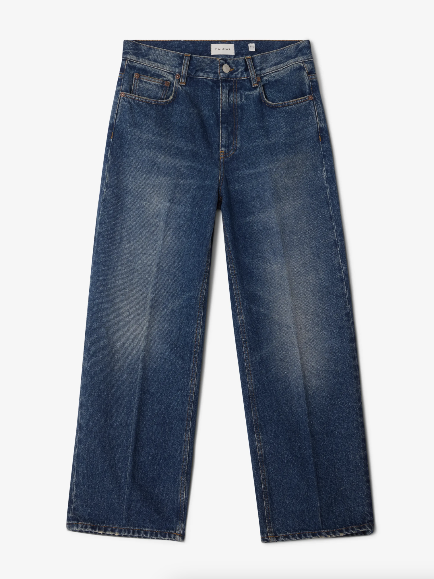 Cropped Denim: Vintage Blue