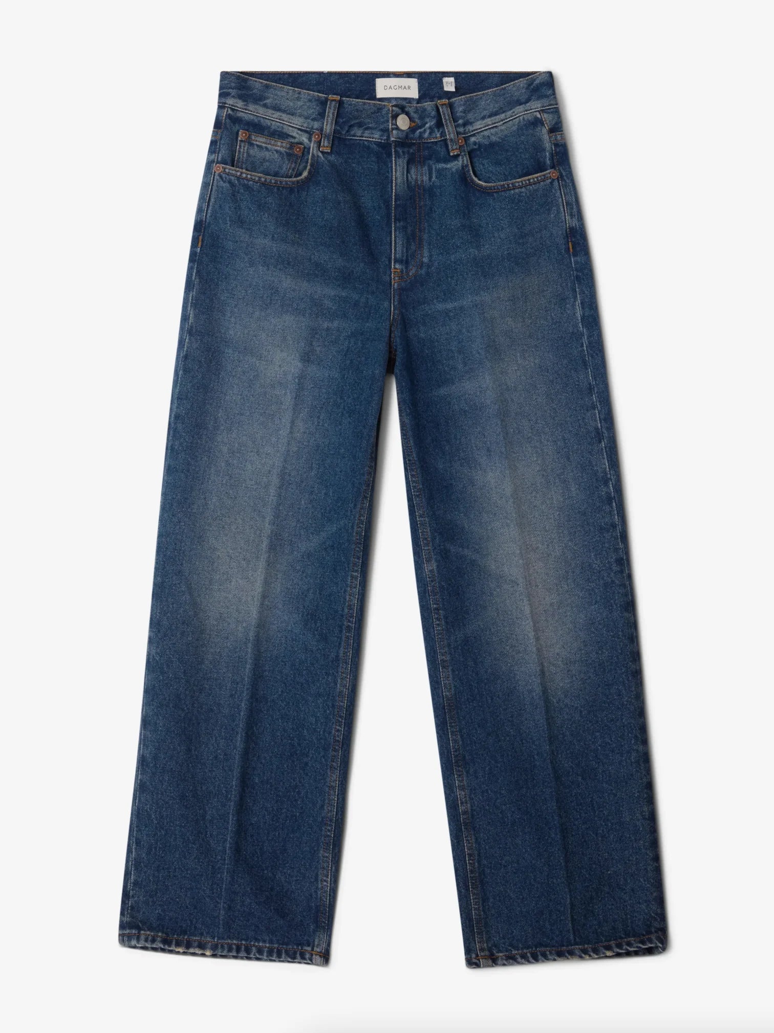 Cropped Denim: Vintage Blue