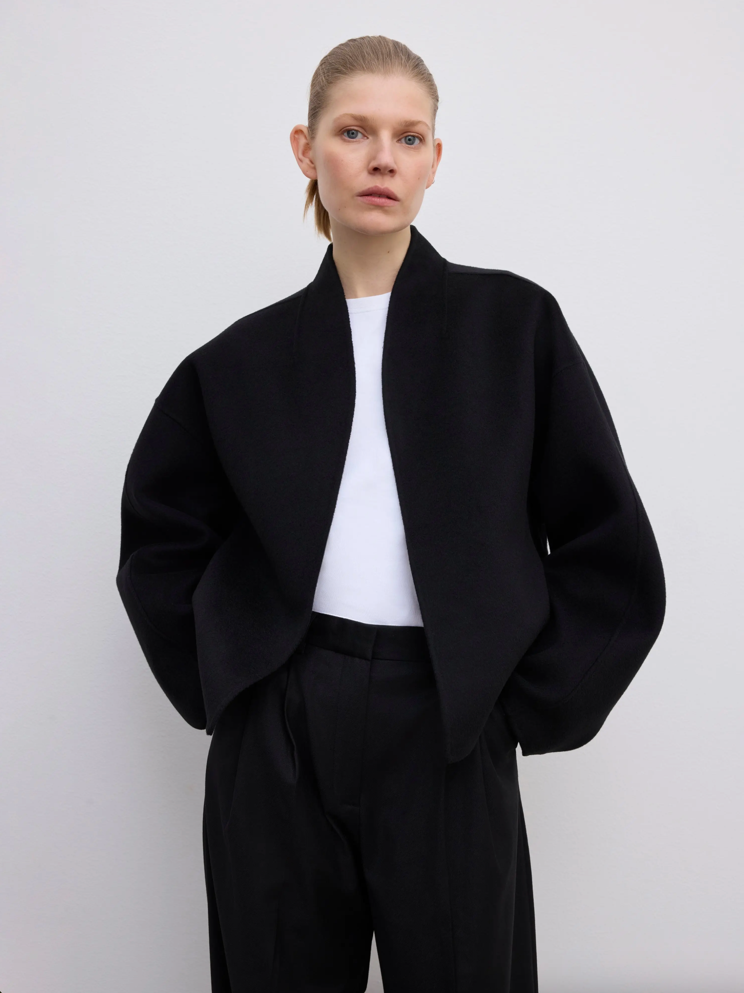 Short doublé jacket: Black