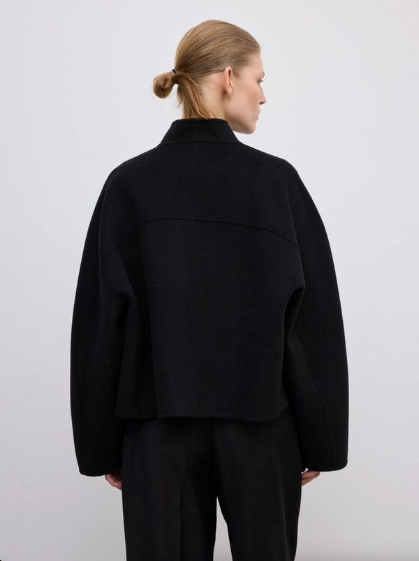 Short doublé jacket: Black