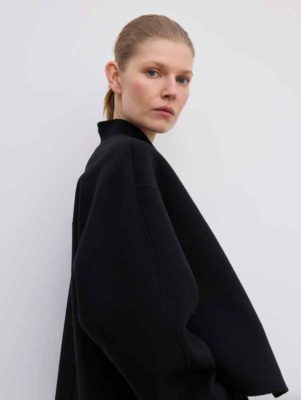 Short doublé jacket: Black