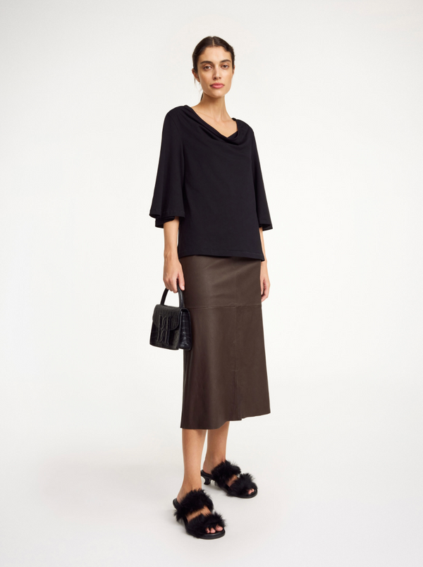 Bryar organic cotton T-shirt: black