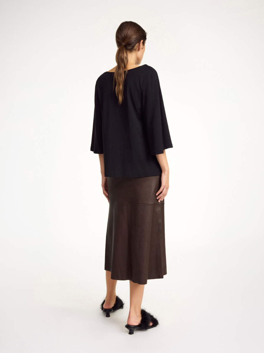 Bryar organic cotton T-shirt: black