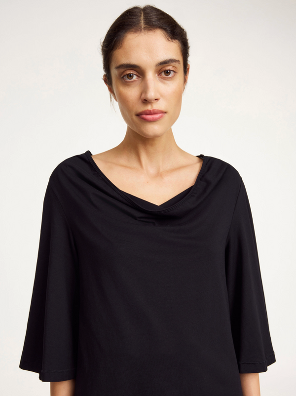Bryar organic cotton T-shirt: black