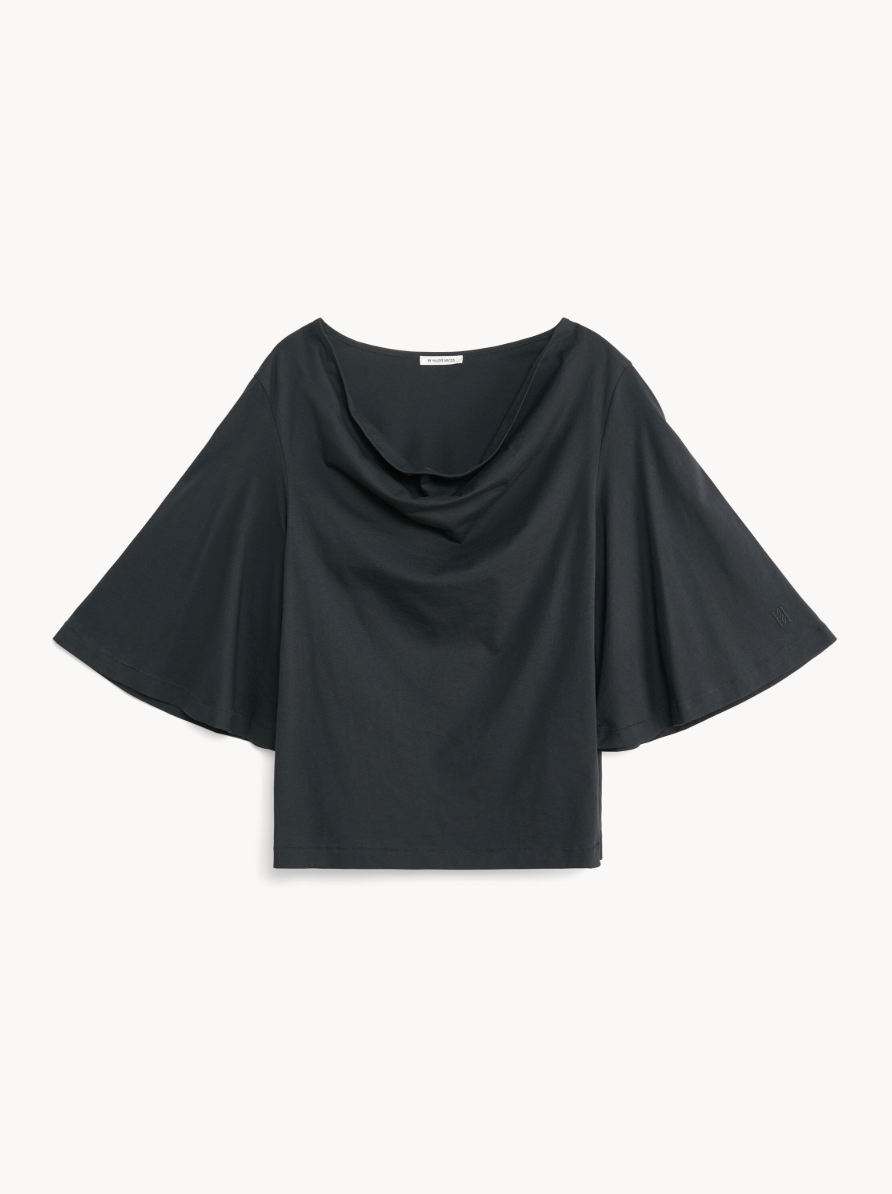 Bryar organic cotton T-shirt: black